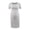 Grey, variant on Pisexur Maternity Bodycon Dress Side Ruch Short & 3/4 Sleeve Dress for Baby Shower Daily (S-2XL)