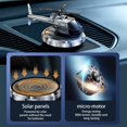 thumbnail image 4 of Fufafayo Solar Powered Car Perfume, Metal Helicopter Car Air Freshener, Rotating Solar Car Perfume Diffuser, Automotive Interior Decoration for Dashboard Gift, 4 of 7