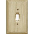 thumbnail image 1 of Atron Electro Industries Traditional Unfinished Wood Toggle Wall Plate, 1 of 1