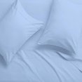 thumbnail image 4 of 6-PC RV King Egyptian 1000-TC Cotton Sheet Set - 18" Deep Pockets with 1 Fitted Sheet, 1 Oversized Flat Sheet 4 Pillowcases - Light Blue, 4 of 7
