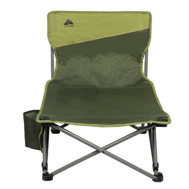 Ozark Trail Low Profile Event Chair, Adult, Green Nylon