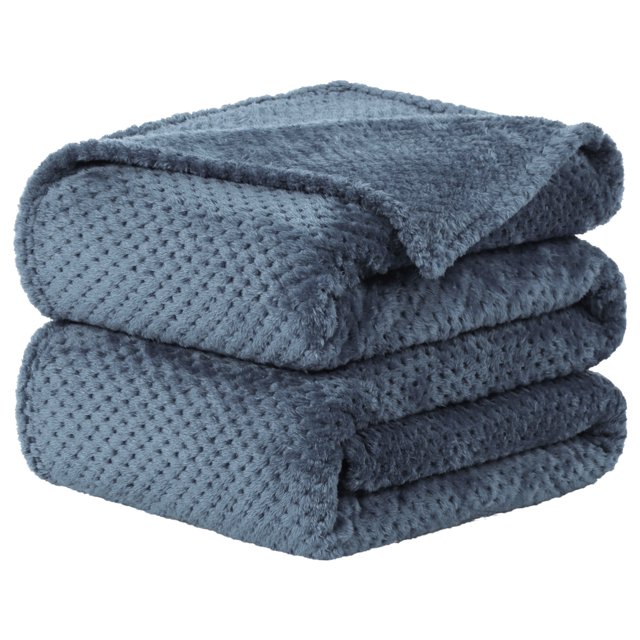 Unique Bargains Couverture de Lit en Molleton de Luxe en Maille Tissée
