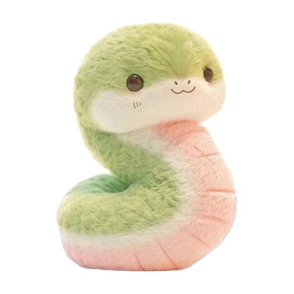 Plush Snake Doll Stuffed Toy Soft Cute Fuzzy Animal Figure Year Of The Snake Gift For Kids Children Home Decor