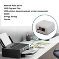 thumbnail image 4 of WiFi Print Server, LAN Print Share Server Supports Image Printing, Multiple Interfaces, Maximum Support 256GB forXP, , IOS - USB 2.0Print Server, 4 of 7