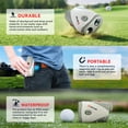 thumbnail image 4 of REDTIGER Laser Golf Range finder, 7X Magnification Clear View 1200 Yards Laser Hunting Rangefinder, Slope Measurement, Flag Pole Lockin, Short, Gray, 4 of 8