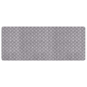 2-ft x 5-ft Two-Tone Silver Mist Grey Hardy Needlepunch Non-Slip Absorbent Indoor Floor Mat Runner