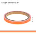 thumbnail image 2 of Unique Bargains 4 Rouleaux Ruban Phosphorescent 0,3 Po x 9,8 Pieds Ruban Fluorescent pour Animaux, Orange, 2 of 5