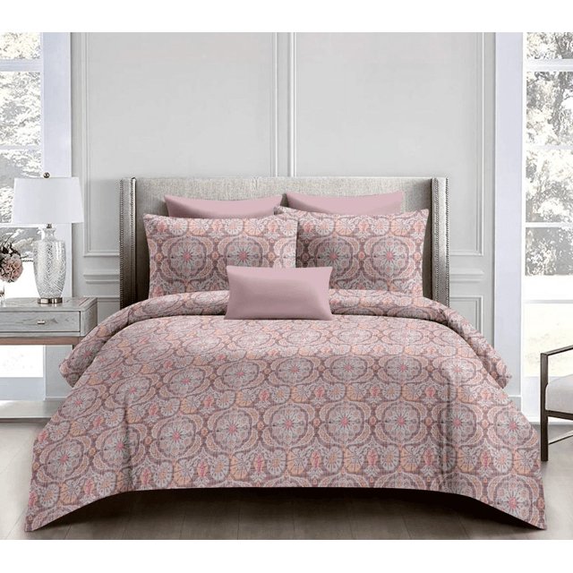 Celestial Comfort Bedsheet - Pink