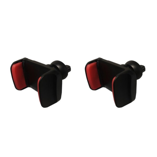 Youkk Universal Sucker 360° Rotation Phone Holder Car Air Outlet Stand Dashboard Suction Adjustable Home Bracket Mount Black red 2Set