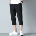 thumbnail image 1 of MYG Shorts d'Été Rafraîchissants pour Hommes Capris Amples Mode Tout-Aller Mode Urbaine, 1 of 7