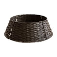 thumbnail image 1 of CNKOO Christmas Tree Rattan Skirt Stand Base Basket Cover Tidy Decor Grey, 1 of 17