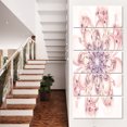 thumbnail image 1 of Full Bloom Fractal Flower in Pink - Large Flower Canvas Wall Art, 1 of 3