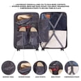 thumbnail image 3 of AIR CANADA Porto – Ensemble de 3 Valises Rigides, Léger, Ensemble de Valises à Coque Rigide avec Roues Pivotantes pour le Voyage. Valises de 28 Pouces et 24 Pouces Grandes et Bagage de Cabine, 3 of 10