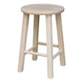 thumbnail image 1 of International Concepts 18" Round Top Bar Stool, 1 of 7