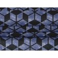 thumbnail image 4 of oneOone Velvet Medium Blue Fabric Geometric Sewing Craft Projects Fabric Prints By Yard 58 Inch Wide, 4 of 5