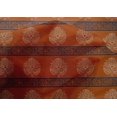 thumbnail image 4 of oneOone Cotton Silk Fabric Leaves & Lotus Block Printed Fabric 1 Yard 42 Inch Wide, 4 of 4
