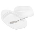 thumbnail image 3 of Butter Box, Freshness-Keeping Durable Boat-Shaped Butter Dish With Lid For Cheese For Home For Restaurant For Butter White, 3 of 8