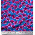 thumbnail image 1 of Soimoi Georgette Viscose Fabric Artistic Floral Printed Fabric 1 Yard 42 Inch Wide, 1 of 3