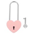 thumbnail image 1 of Miangastore 1PC Heart-Shaped Lock Marriage Wedding Padlock Travel Supplies Padlock, 1 of 8