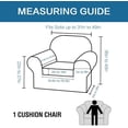 thumbnail image 2 of Modern Velvet Plush 4 Piece High Stretch Sofa Slipcover Furniture Protector Form Fit Luxury Thick Sofa Cover, Machine Washable, 2 of 6