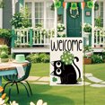 thumbnail image 4 of St. Patricks Day St. Patrick's Day Garden Flag Four Leaves, 4 of 5