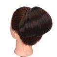 thumbnail image 2 of Chouchou Classique à Clipser en Forme de Beignet, Extension de Cheveux avec Cordon de Serrage, 2 of 6