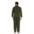 thumbnail image 4 of Inkmeso SolidNightwearSet For Men's Short Sleeve Pjs Loungewear Sets Soft Cotton Designer Sleepwear, 4 of 7