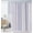 Blue Purple Grey, variant on Black and White Shower Curtain, Black White Grey Geometric Shower Curtain Modern Abstract Bathroom Curtains for Contemporary Bathtub Decor Waterproof Machine Washable Fabric with 12 Hooks