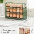 thumbnail image 5 of Auto Flip Egg Organizer  3-Tier Egg Holder Storage 30 Count  Egg Storage, 5 of 5