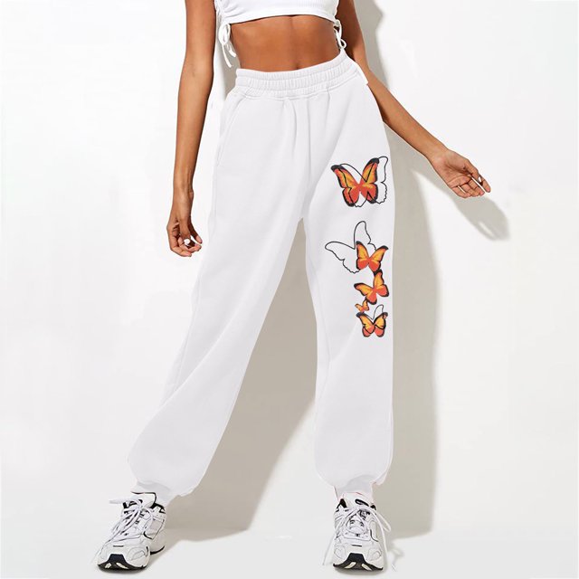 LSLJS Womens Gradient Sweatpants Casual Lounge Trousers with Pockets High Waist Pants