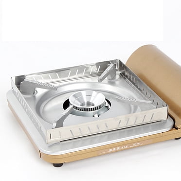 JWshufel Portable Outdoor Camping Stove with Detachable Windscreens Lightweight Folding Design for Easy Use Picnic Stove with Long Lasting Stainless Steel Construction Efficient Cooking Ventilation