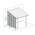 thumbnail image 5 of CANOPIA by PALRAM 10 ft. Patio Cover Sidewall - Grey, 5 of 5