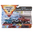 thumbnail image 1 of Monster Jam, Official Grave Digger vs. Grave Digger (1982 Retro) Color-Changing Die-Cast Monster Trucks, 1:64 Scale, 1 of 5