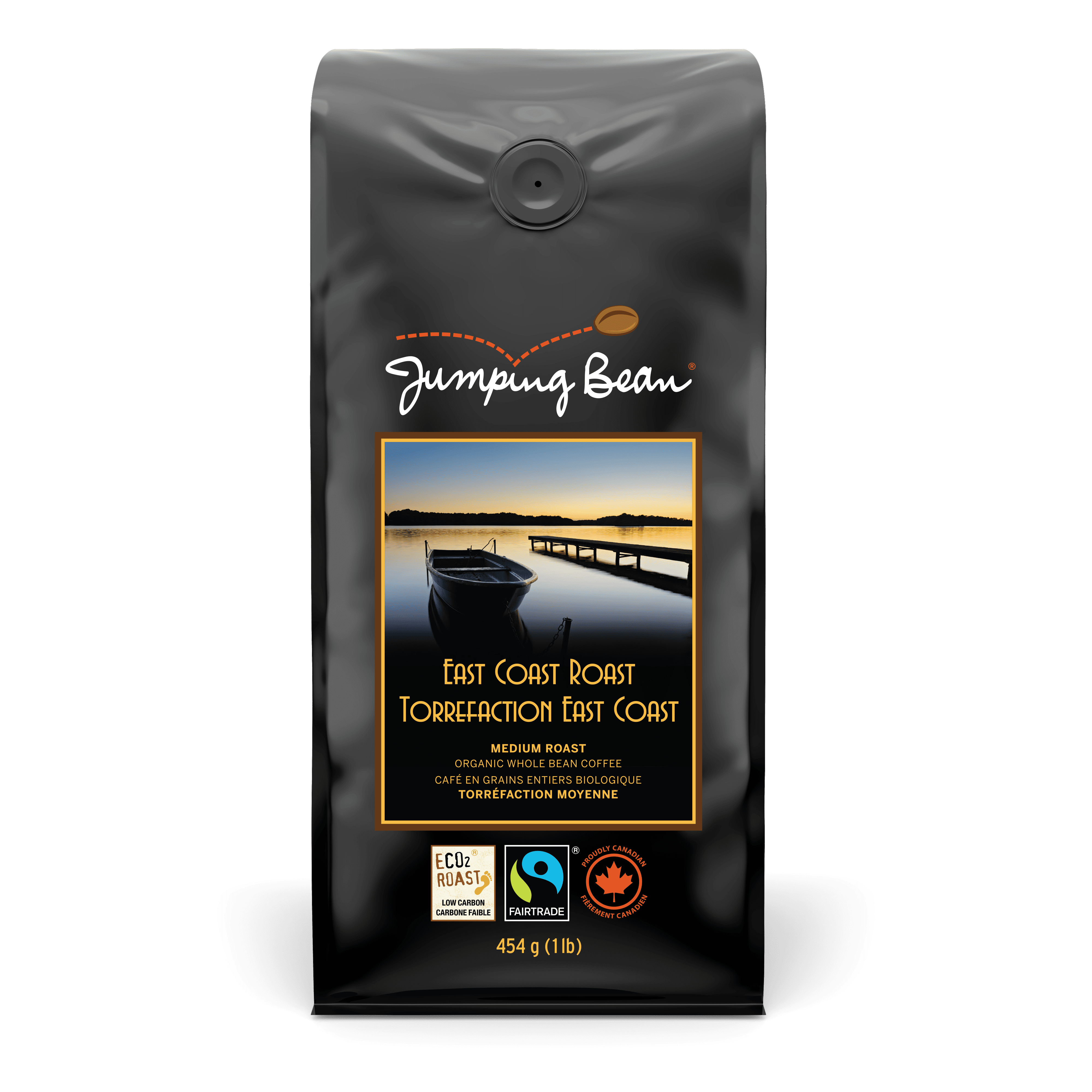 Jumping Bean East Coast Roast Whole Bean Coffee
