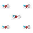 thumbnail image 1 of ZheElen Accessoire de Transfert de Boîtier en Métal 370 pour WPL C14 Q60 Robuste et Fiable Rouge 3.17mm 5Set, 1 of 6