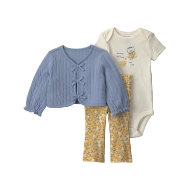 Carter's Child of Mine Baby Girl 3-Piece Cardigan Set