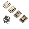 thumbnail image 4 of 4 Pcs Iron Antique Hasp Lock for Jewelry Box Suitcase Buckle Vintage Clip Buckle, 4 of 8