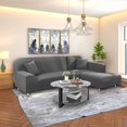 thumbnail image 2 of Moonsaad Stretch Couch Slipcovers, Sectional L-Shape Corner Sofa Covers, 1/2/3Seats Sofa Protector Covers, 2 of 11