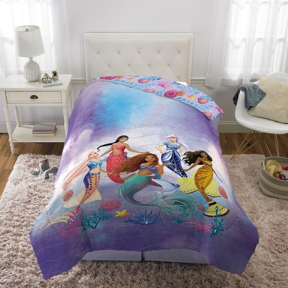 Disney's Little Mermaid "Aquatic Outlines" T/F Comforter