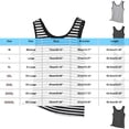 thumbnail image 3 of Ymauqau Débardeurs pour Femmes Grande Taille Doux et Confortables à Encolure Dégagée Rayés Sans Manches T-Shirts Basiques Décontractés Camisoles, 3 of 5