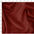 thumbnail image 4 of Soimoi Red polyester Crepe Fabric Circle Art Geometric Printed Craft Fabric by the Yard 52 Inch Wide, 4 of 5