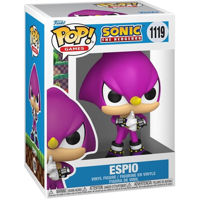 Pop Games Sonic The Hedgehog 3.75 Inch Action Figure - Espio #1119