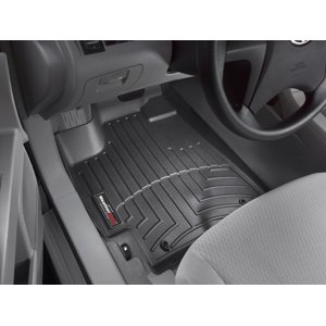 Fits 2008-2013 Toyota Highlander Weathertech Floor Liner 441151 FloorLiner; Molded Fit; Black; Thermoplastic Polyolefin TPO Vacuum Formed Material; 2 Piece