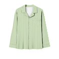 thumbnail image 2 of Timdgard Womens Pajamas Outfits Striped Lapel Button down Shirts Pants Lounge Sets Fall Loose Sleepwear, 2 of 4