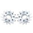 thumbnail image 3 of Sprocket Gear,2Pcs Sprocket Gear Aluminum Aluminum Chain Gear Gear Effortless Installation, 3 of 7