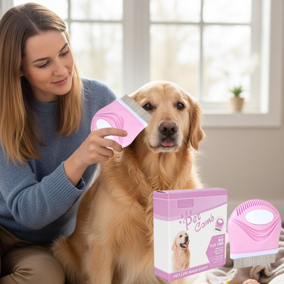 KTTECTOA Cats and Dog Flea Comb Pet Hair Removal Comb Clearance Home Decor Canada Days Home and Kitchen Home and Kitchen