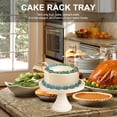 thumbnail image 3 of SHISUYAN Cake Display Stand Pastry Dessert Tray Plastic Cake Tray Cupcake Showing Stand, 3 of 8