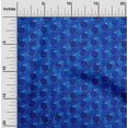 thumbnail image 2 of oneOone Rayon Blue Fabric Abstracts Sewing Material Print Fabric By The Yard 56 Inch Wide, 2 of 5