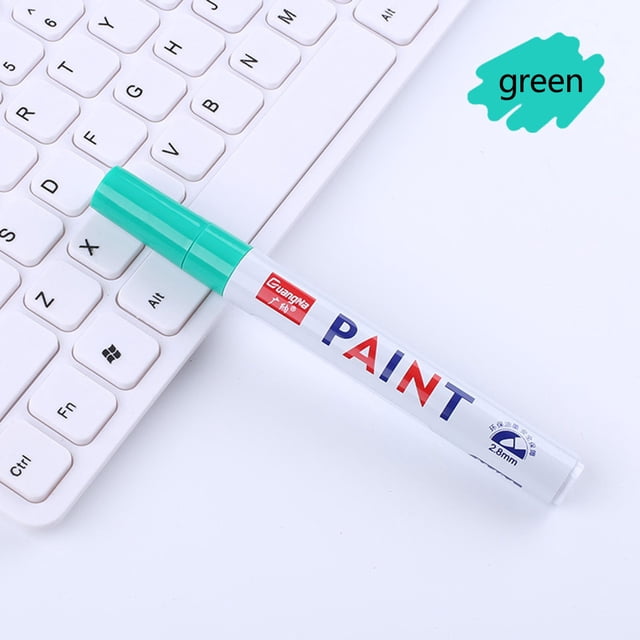 LSLJS Paint Pen Marker Color Oily Marker Pen Tire Ceramic Paint Touch-up Pen Pen1ml, Home Accessories