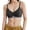 Black, variant on HXWCHs Women's Seamless Underwire Bra with Contrasting Color Hollow Design for Comfortable All-Day Wear L Army Green